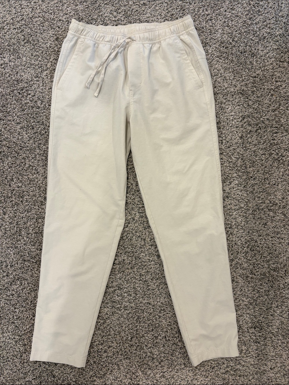 lululemon athletica Men's Light Cream Jogger Pants